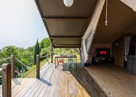 Glamping Piscina - Vista Mare - Free Parking - Ac Campo de lujo Ruta Di Camogli