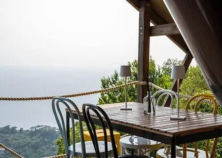 Glamping Piscina - Vista Mare - Free Parking - Ac Ruta Di Camogli
