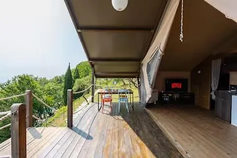 Glamping Piscina - Vista Mare - Free Parking - Ac Glamping Ruta Di Camogli
