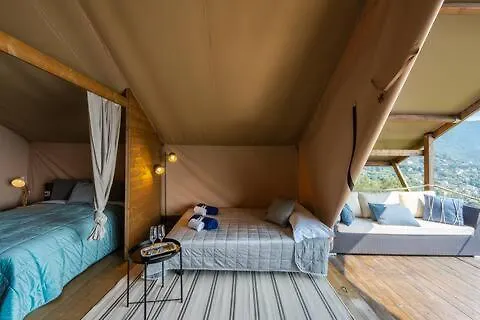 Glamping Piscina - Vista Mare - Free Parking - Ac Ruta Di Camogli